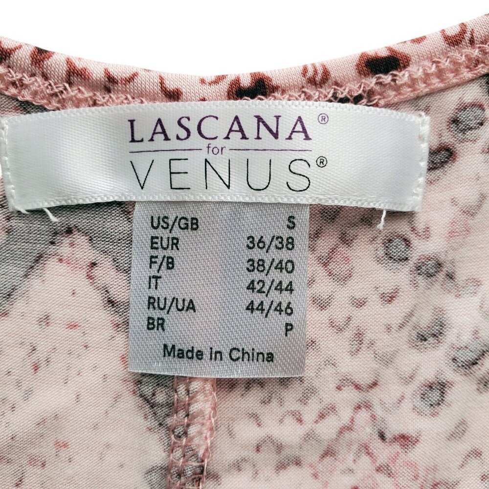 New Venus Lascana Pink Python Print Cold Shoulder… - image 5